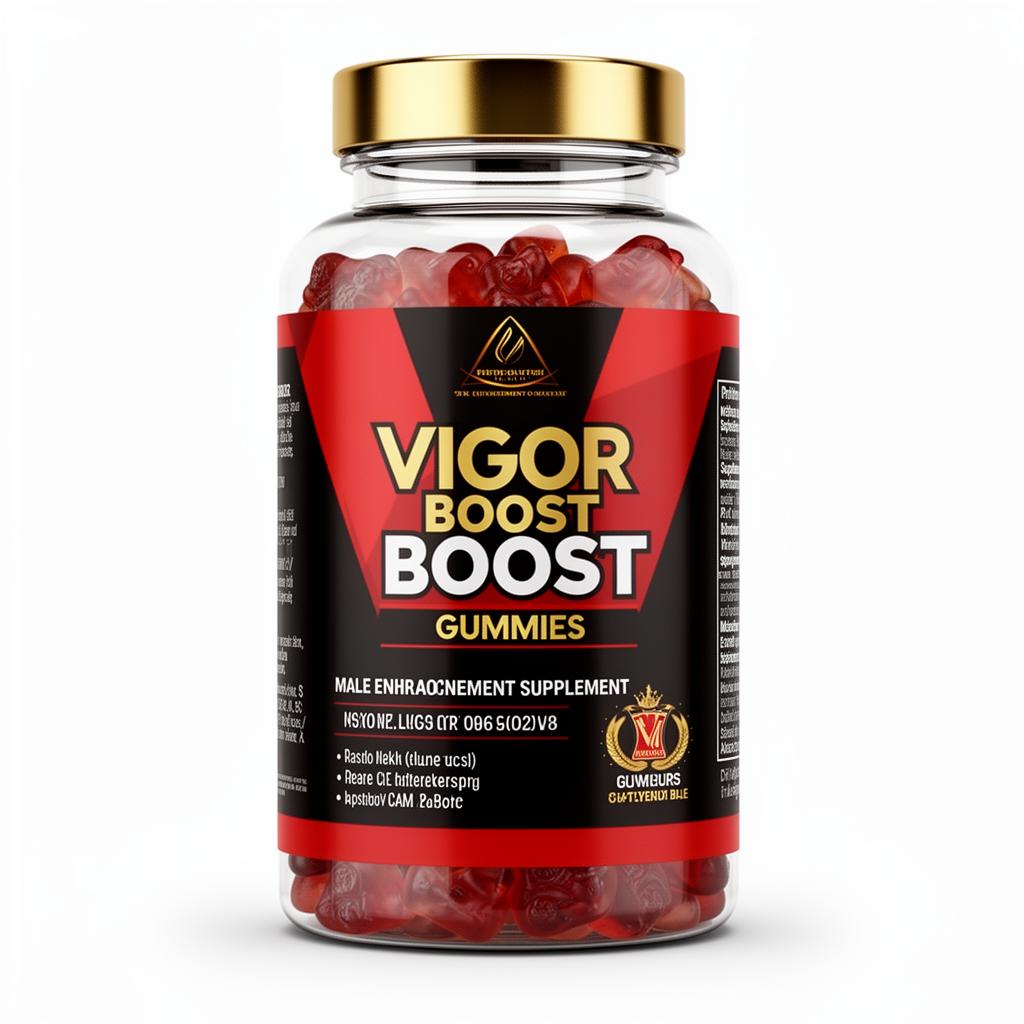 Vigor Boost Gummies male enhancement supplement bottle